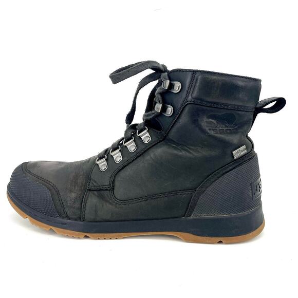 Sorel Men’s 9 Black Waterproof Ankeny II Mid Hiker Boots - Picture 1 of 8